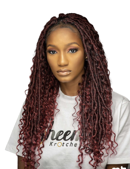 Lasting crotchet extensions- Bohemian wavy locs
